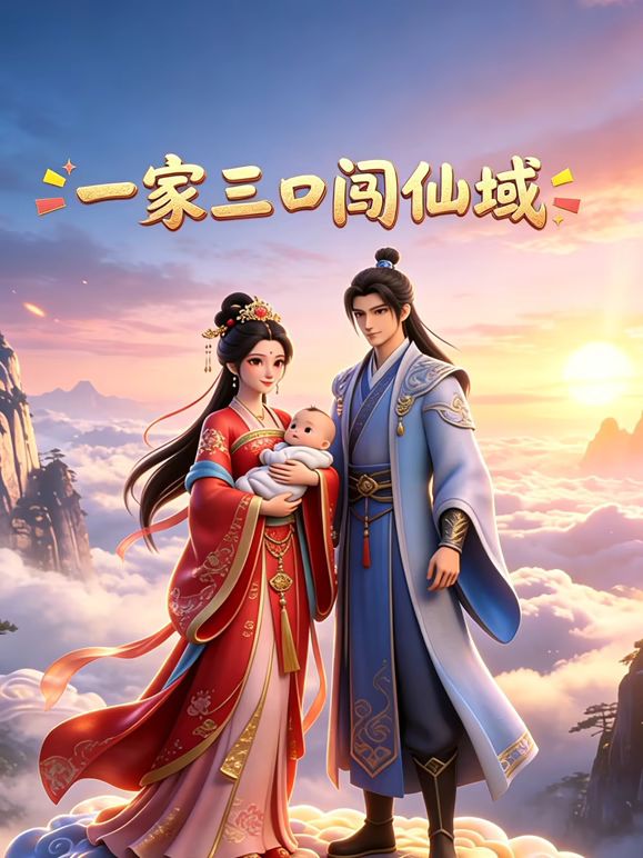 一家三口闖仙域海報